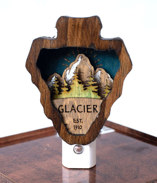 Arrowhead Night-light - Wood-Carved Night-light