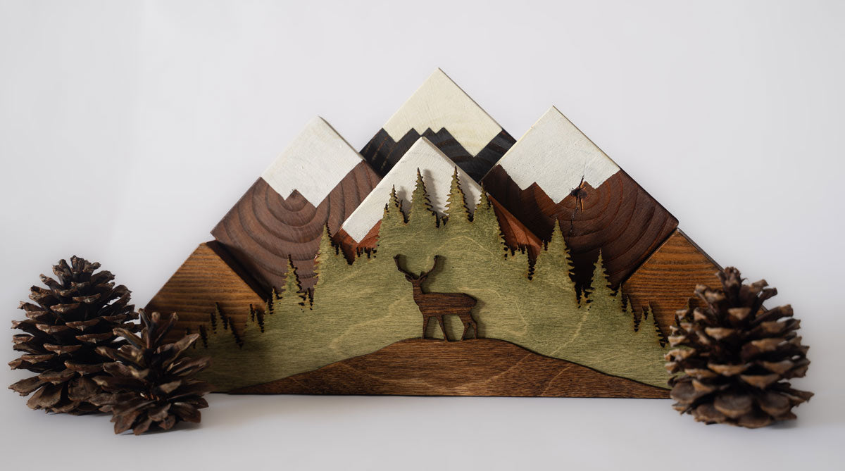 Mountains Coaster Set