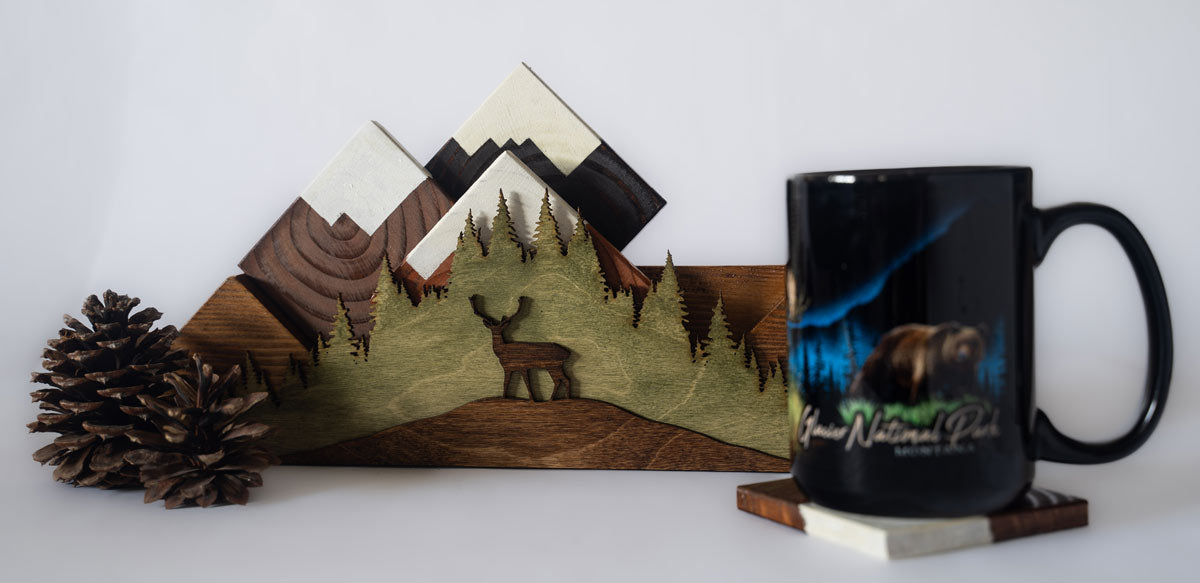 Mountains Coaster Set
