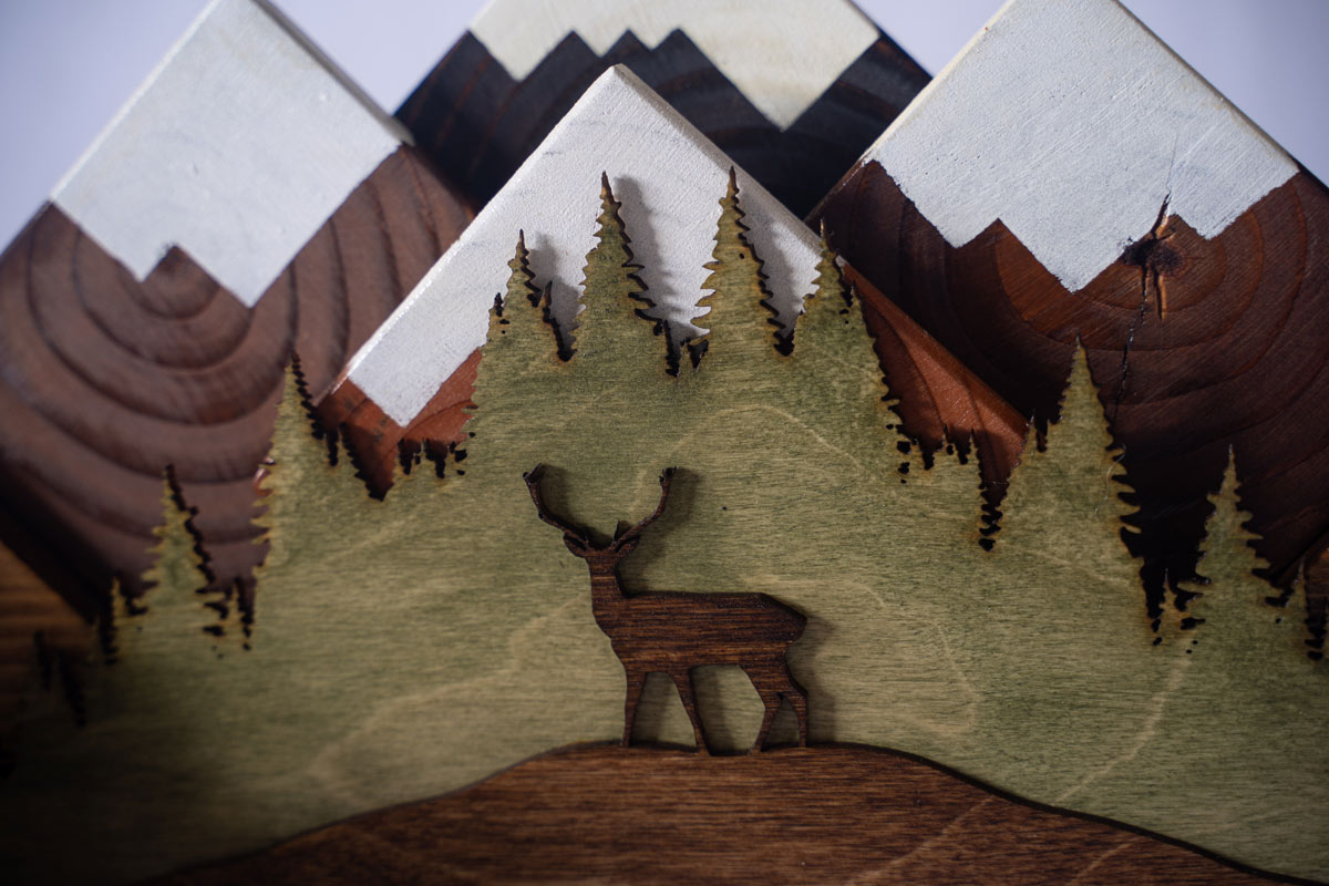 Mountains Coaster Set