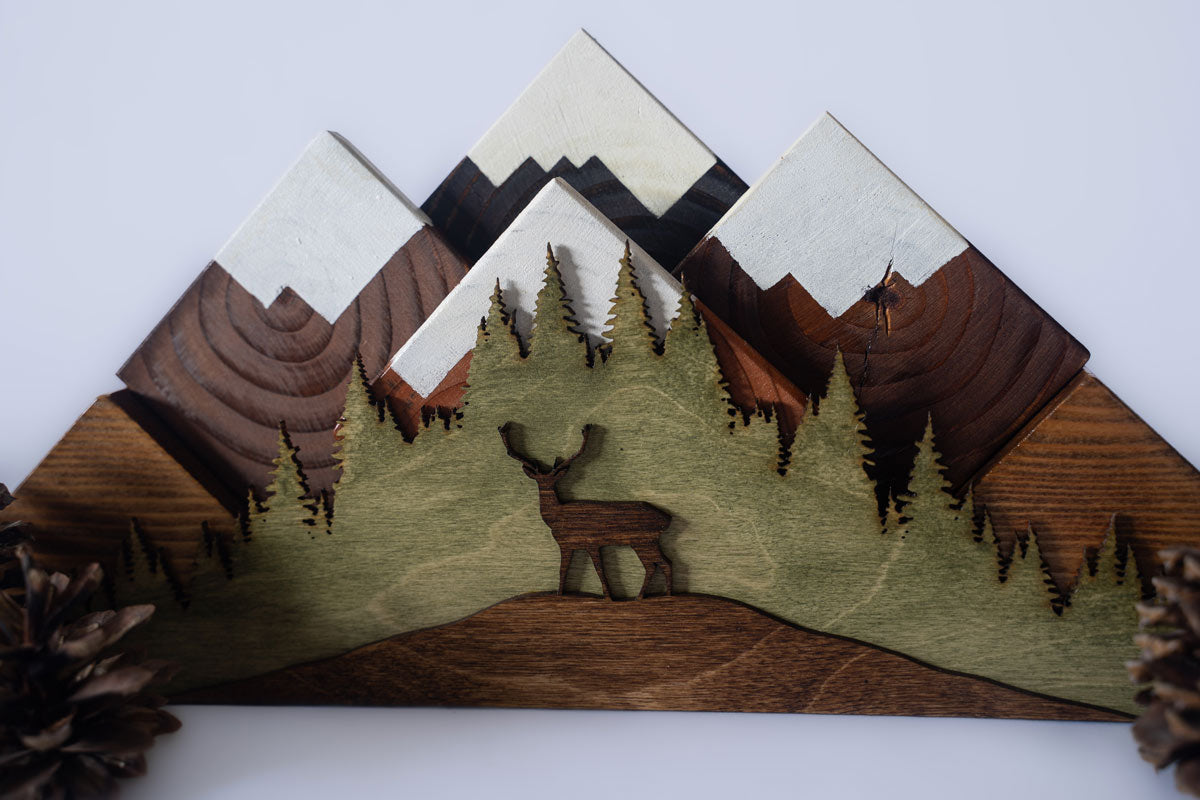 Mountains Coaster Set