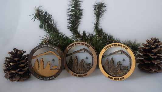 "The Wise Still Seek" Ornament