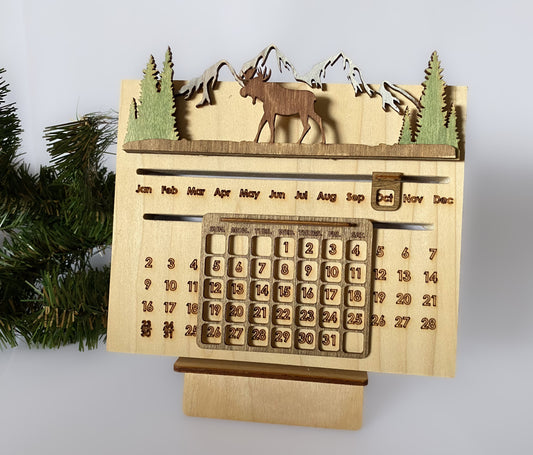 Small Perpetual Desk Calandar