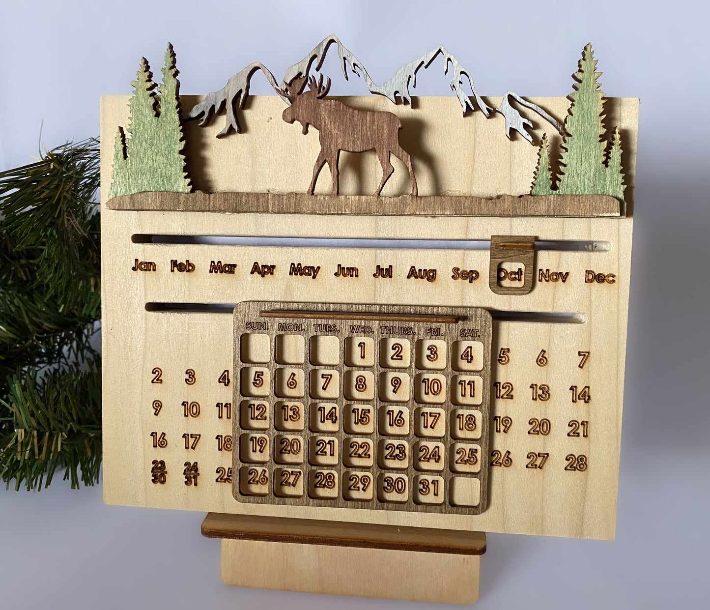 Small Perpetual Desk Calandar