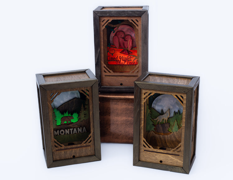 Wood Lanterns