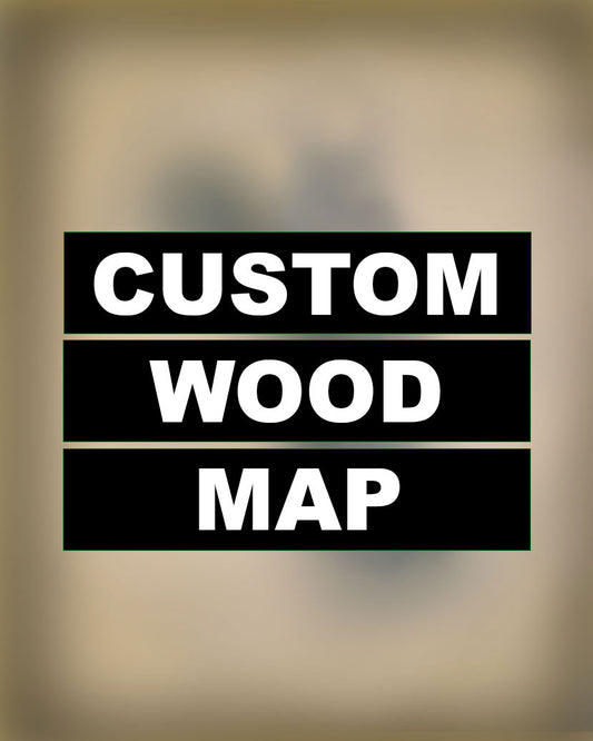 Custom Wood Map
