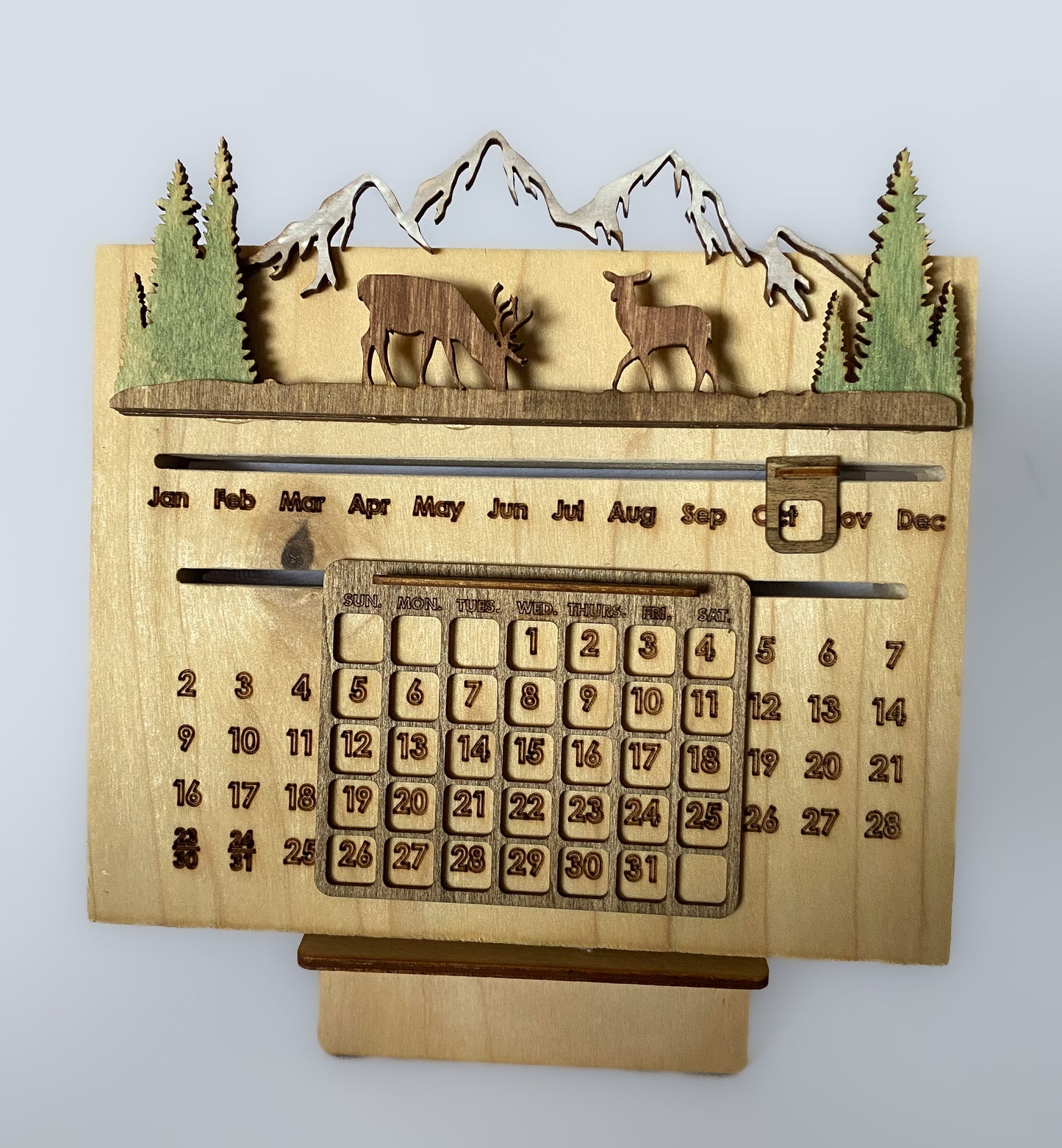 Small Perpetual Desk Calandar