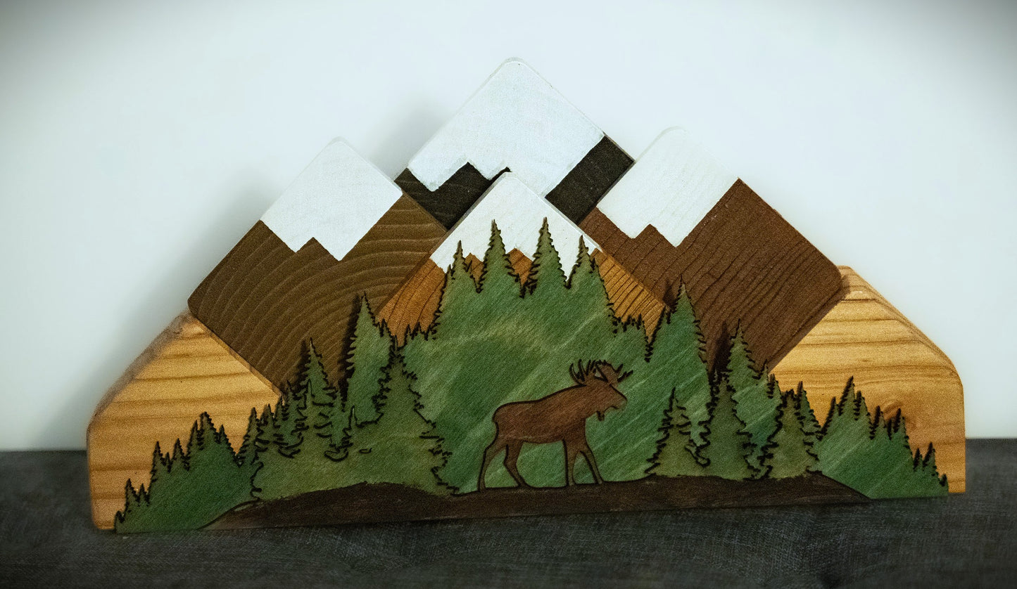 Mountains Coaster Set